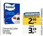 Tenda Atacado Itambé - creme de leite oferta