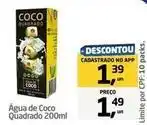 Tenda Atacado Coco quadrado - água de coco oferta