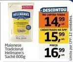 Tenda Atacado Hellmann's - maionese tradicional oferta