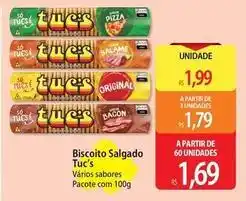 Atacadão Tuc's - biscoito salgado oferta