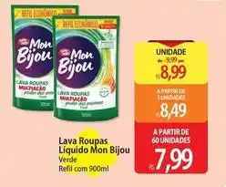 Atacadão Mon bijou - lava roupas liquido oferta
