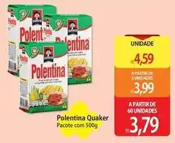 Atacadão Quaker - polentina oferta