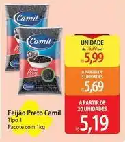 Atacadão Camil - feijão preto oferta