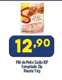 Arena Atacado File de Peito Sadia IQF Congelado Zip pacote 1kg oferta