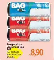 Atacadão Maria - saco para lixo santa bag roll oferta