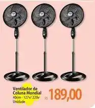 Atacadão Mondial - ventilador de coluna oferta