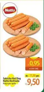 Atacadão Natto - salsicha hot dog oferta