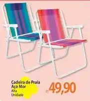 Atacadão De - cadeira de praia aço mor oferta