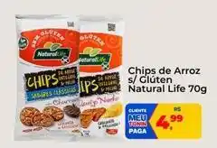 Natural life - chips de arroz s/ gluten