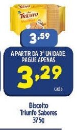 Arena Atacado Biscoito Triunfo Sabores 375g oferta