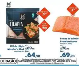 Sam's Club De - lombo salmão premium damm oferta