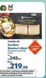 Sam's Club De - lombo de bacalhau oferta