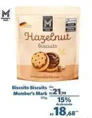 Sam's Club Member's mark - biscoito biscuits oferta