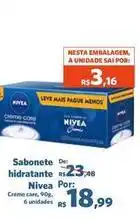 Sam's Club Nivea - sabonete hidratante oferta