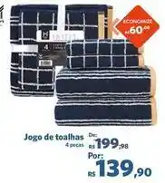 Sam's Club De - jogo de toalhas oferta