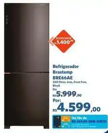 Sam's Club Brastemp - refrigerador bre66ae oferta