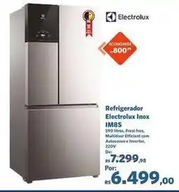 Sam's Club Electrolux - refrigerador inox imp8s oferta
