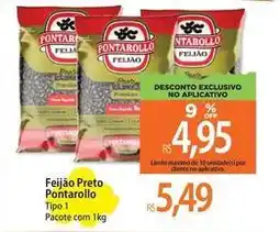 Atacadão Pontarollo - feijão preto oferta