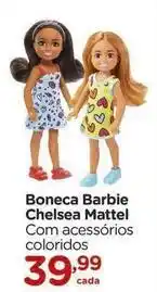 Carrefour Mattel - boneca barbie chelsea oferta