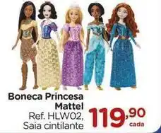 Carrefour Mattel - boneca princesa oferta