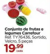 Carrefour Carrefour - conjunto de frutas e legumes oferta