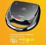 DB Supermercados Mondial - sanduicheira oferta