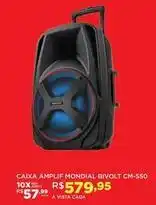 DB Supermercados Mondial - caixa amplif bivolt cm-550 oferta