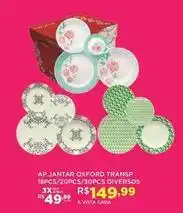 DB Supermercados Oxford - ap jantar transp 18pcs/20pcs/30pcs diversos oferta