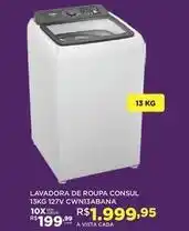 DB Supermercados Consul - lavadora de roupa oferta