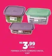 DB Supermercados Sanremo - feirinha d/pote cristal sort oferta