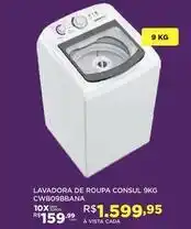 DB Supermercados Consul - lavadora de roupa concul 9kg cwbo9bbana oferta