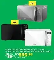 DB Supermercados Panasonic - forno micro pra 27l st55l oferta