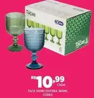 DB Supermercados Taca vidro esfera oferta