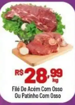 Supermercados Goes Filé De Acém Com Osso Ou Patinho Com Osso oferta
