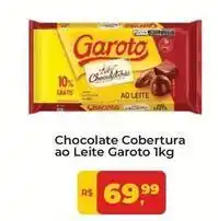 Tonin Superatacado Garoto - chocolate cobertura ao leite oferta