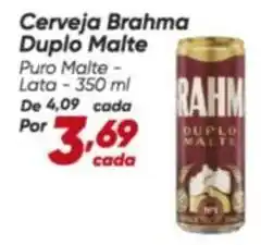 Dia Malte - cerveja brahma duplo oferta