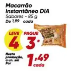 Dia Dia - macarrão instantâneo oferta