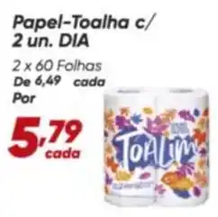 Dia Dia - papel-toalha c/ 2 un oferta