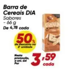 Dia Dia - barra de cereais oferta