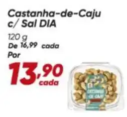 Dia Dia - castanha-de-caju c/sal oferta