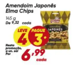 Dia Elma chips - amendoim japonês oferta
