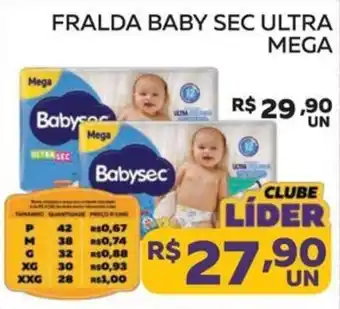 Fralda baby sec ultra mega