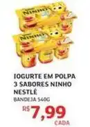Assaí Atacadista Nestlé - iogurte em polpa 3 sabores ninho oferta