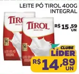 Lider Atacadista Leite pó tirol integral oferta