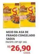 Assaí Atacadista Sadia - meio da asa de frango congelado oferta