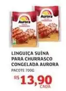 Assaí Atacadista Aurora - linguiça suína para churrasco congelada oferta