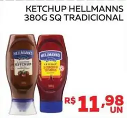 Lider Atacadista Ketchup hellmanns 380g sq tradicional oferta