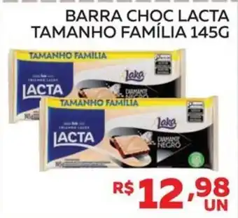 Lider Atacadista Barra choc lacta tamanho família oferta