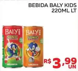 Lider Atacadista Bebida baly kids oferta
