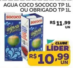 Lider Atacadista agua coco sococo tp 1l oferta